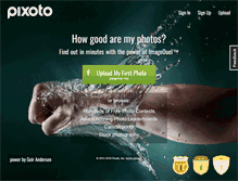 Tablet Screenshot of pixoto.com